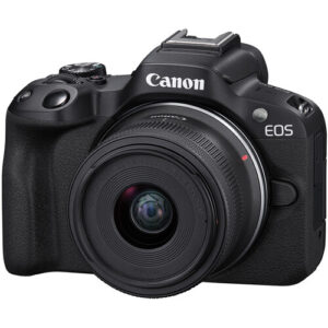 Canon EOS R50 RF-S18-45mm f/4.5-6.3 is STM Mirrorless Camera- 4K Video Vlogging Camera with 24.2 MP