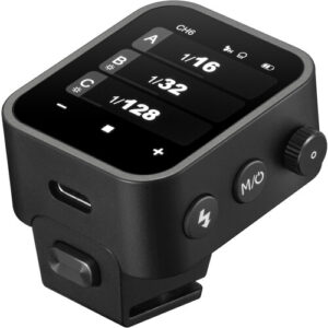 Godox X3 TTL Wireless Trigger, OLED Touchscreen, Built-in Lithium Battery