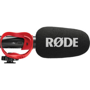 RODE VideoMic GO II Ultracompact Analog/USB Camera-Mount Shotgun Microphone