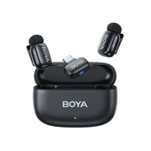 BOYA MINI 14 Tiny Dual Wireless Microphone with USB-C Connector for Mobile Devices