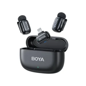 BOYA MINI 15 Tiny Dual Wireless Microphone with Lightning Connector for iPhone