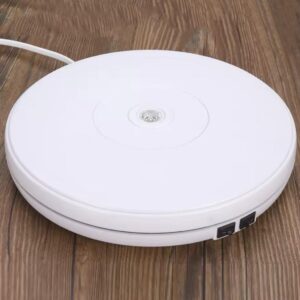 360' - 25cm Motorized Rotating Display, Product Photography Turntable