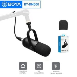 BOYA BY-DM500 Professional-grade Dynamic XLR Podcast Microphone