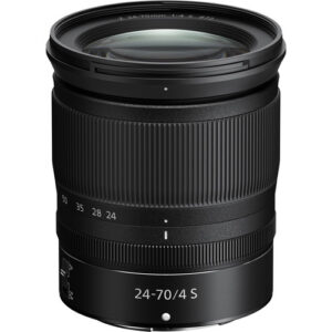 Nikon NIKKOR Z 24–70 mm f/4 S Standard Zoom Lens Full‑Frame, Constant f/4, STM
