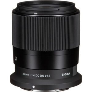 Sigma 30mm f/1.4 DC DN Contemporary Lens for Nikon Z – Compact APS-C Prime for Low Light & Everyday Use