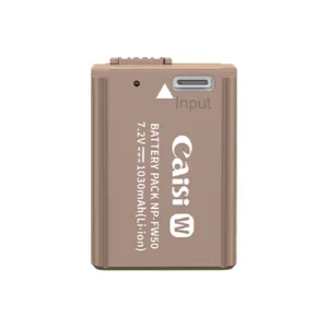 Caisi CS-NP-FW50 USB Type-C 1030mAh Rechargeable Battery for Sony Cameras