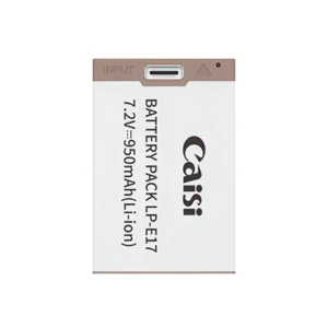 Caisi CS-LP-E17 USB Type-C 950 mAh Rechargeable Li-ion Battery for Canon Cameras