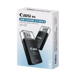 Caisi USB 3.0 Multi-Card Reader – High-Speed SD, MicroSD, TF Card Reader