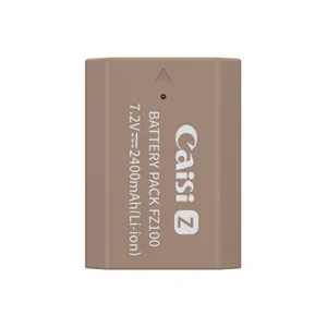 Caisi NP-FZ100 2400mAh USB Type-C Rechargeable Li-ion Battery for Sony Cameras