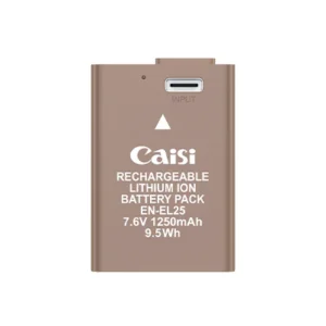 Caisi CS-EN-EL25 USB Type-C Rechargeable 1250mAh Battery for Nikon Z30, Z50 & Zfc