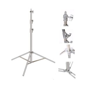 Silver Imported Light Stand for Videos & Strobe Lights