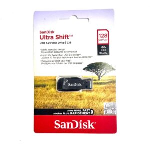 SanDisk Ultra Shift 128 GB/100mbps USB 3.2 Gen 1 Flash Drive