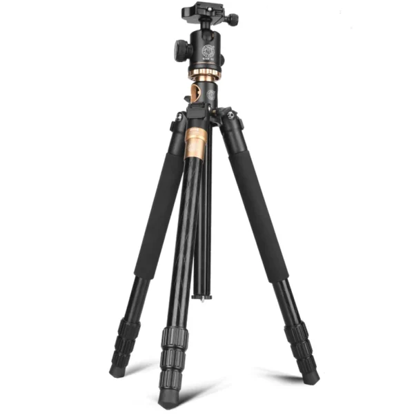 Triopo Q999H Transverse Professional Tripod with Monopod & Ball Head – 360° Macro Shooting - Image 2