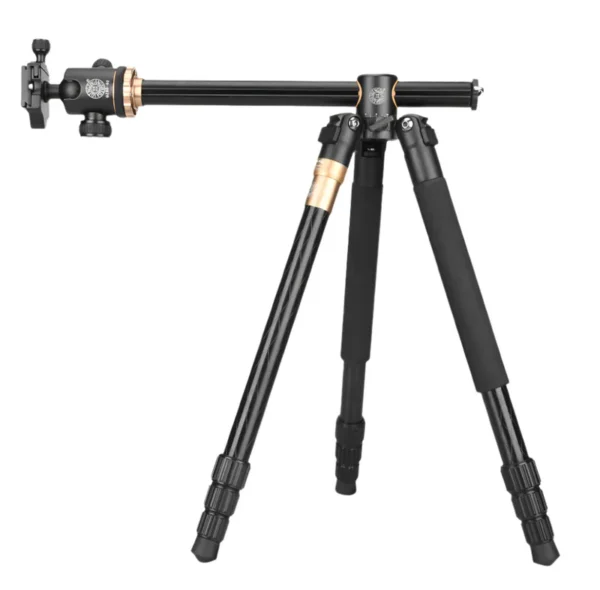 Triopo Q999H Transverse Professional Tripod with Monopod & Ball Head – 360° Macro Shooting